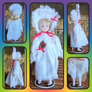 Vintage Victorian Christmas Keepsake Doll